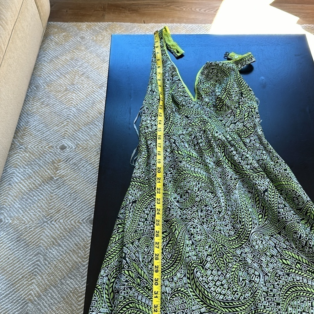 Burning torch brand halter long maxi dress SZ XS - Picture 13 of 15